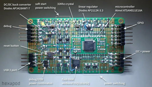 Custom SAMD21 dev board for I2C debugging